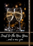 New Year Champagne Greeting