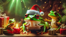 Frog, Christmas Fantasy