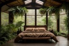 Luxury King Bed - Jungle Theme