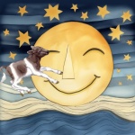 Cow Jumping Over Moon Art