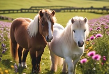 Shetland Pony Pasture Meadow