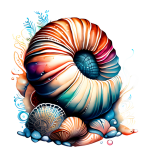 Colorful Seashells A404