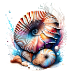 Colorful Seashells A405