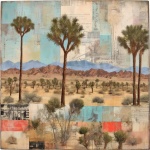 Patchwork Desert Joshua Tree Art