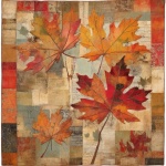 Autumn Leaves Patchwork Paper