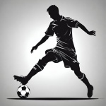 Soccer Player With The Ball