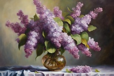 Still Life Lilac Flowers