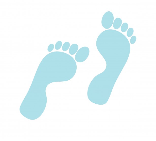 clipart baby boy feet - photo #24