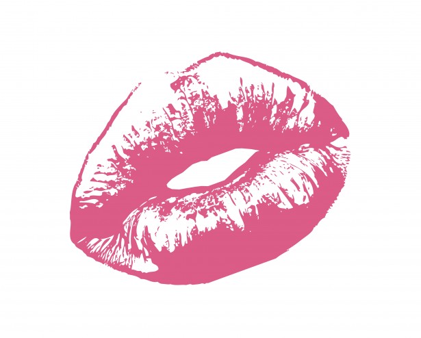 free clipart pink lips - photo #18