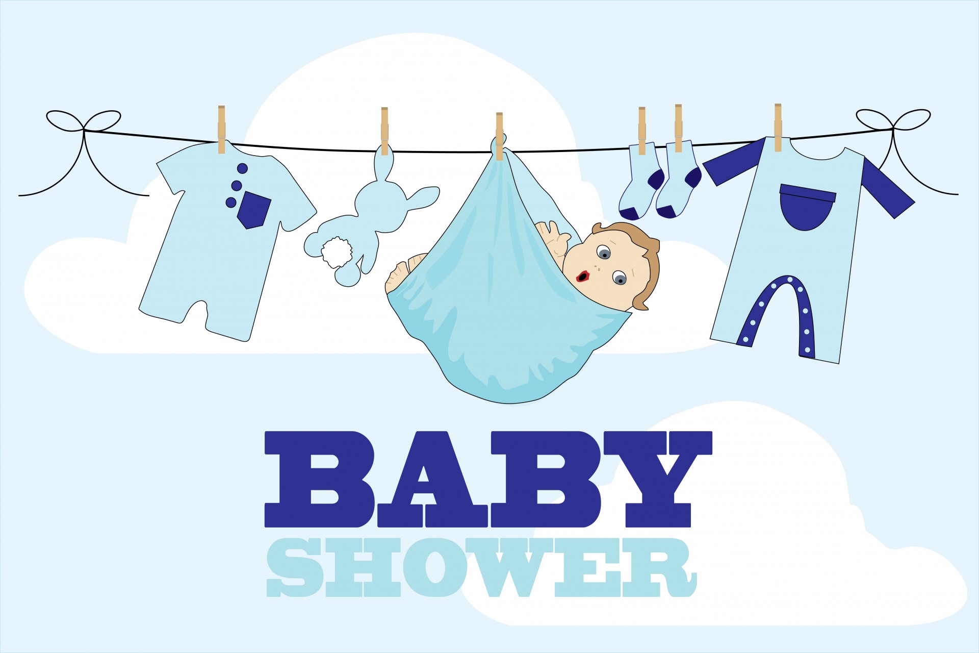 free clip art for baby boy shower - photo #39