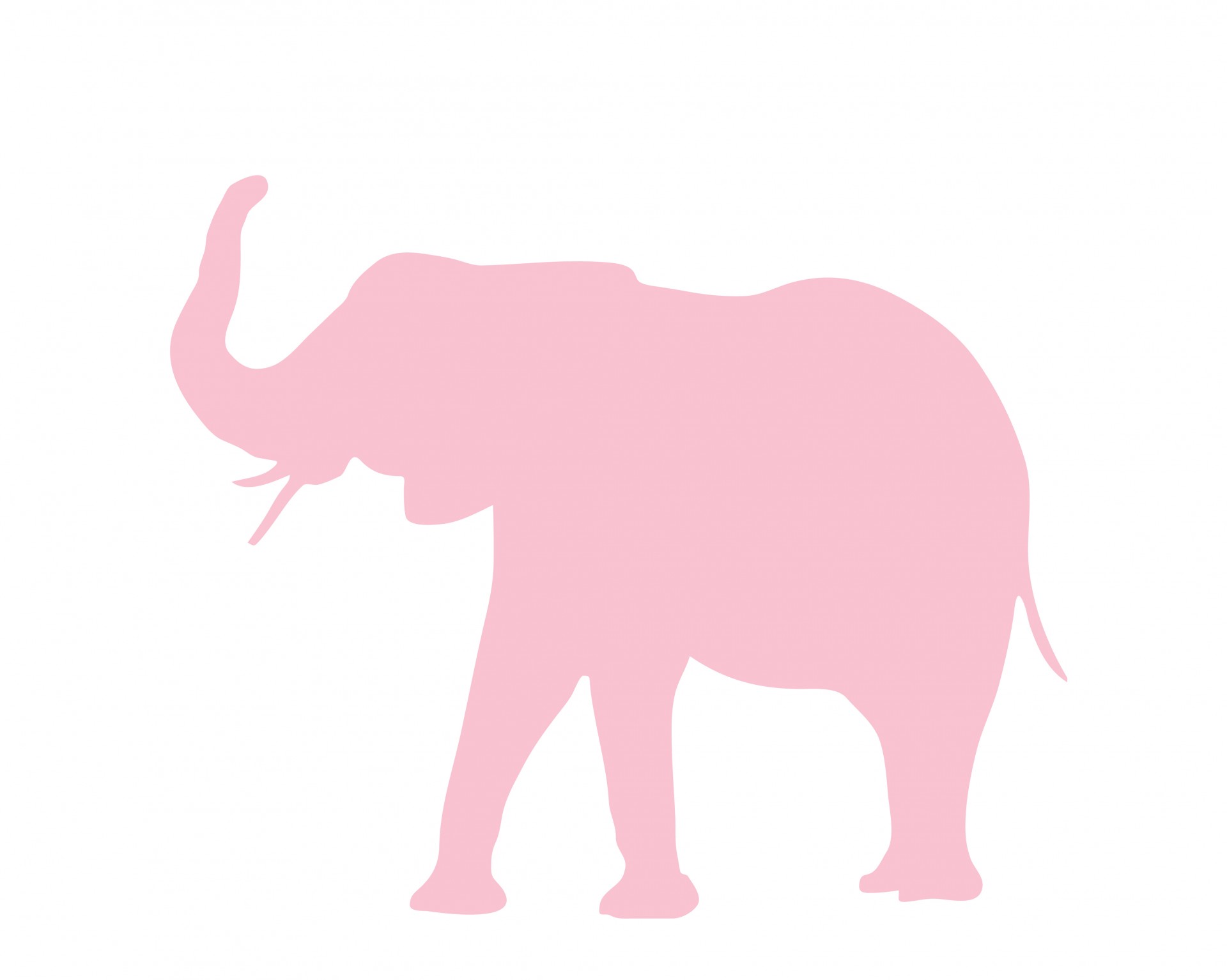 free pink elephant clip art - photo #35