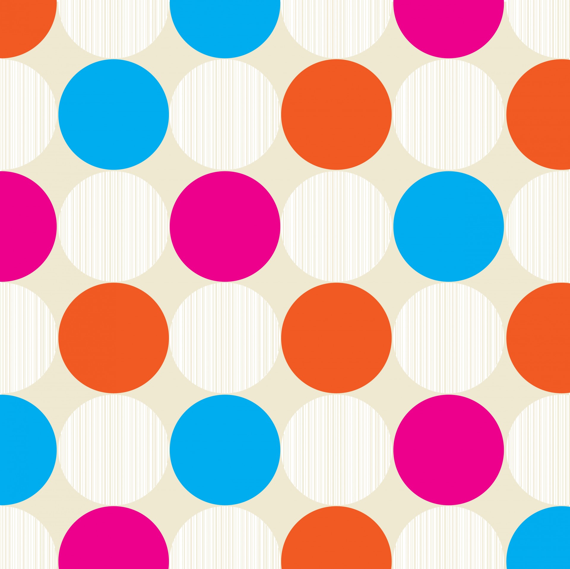 Polka Dots Colorful Background