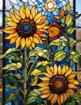 Flowers Sunflowers Mosaic Art