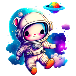 Cute Little Astronaut A402