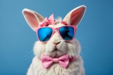Easter Bunny With Sunglasses