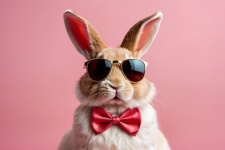 Easter Bunny With Sunglasses