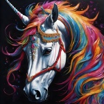 Unicorn Fantasy Illustration