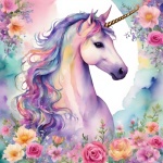 Unicorn Fantasy Art Illustration