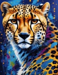 Cheetah Cat Animal Illustration