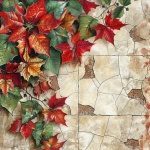 Christmas Poinsettia Paper Template