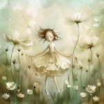 Whimsical Garden Fairy Art Print