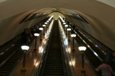 Two Minute Escalator In Moscow
