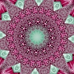 Pink Kaleidoscope Art Print