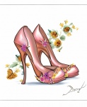 High Heel Shoes Art Print