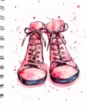 Feminine Dress Boots Art Print