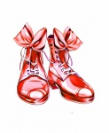 Feminine Boots With Bows Art