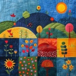 Patchwork Quilt Background Art