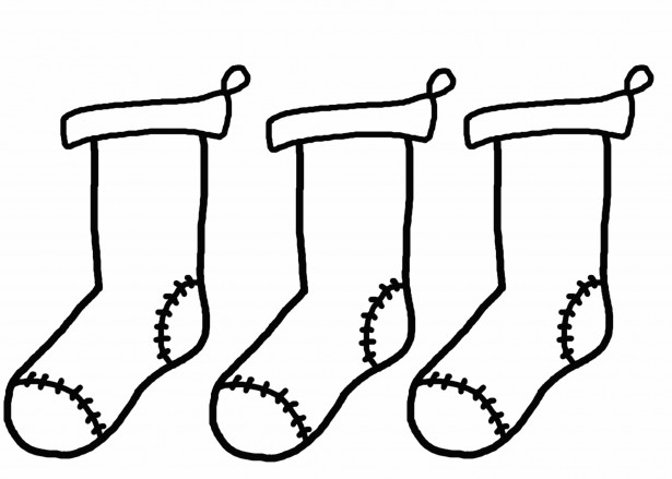 Stocking Outlines 15