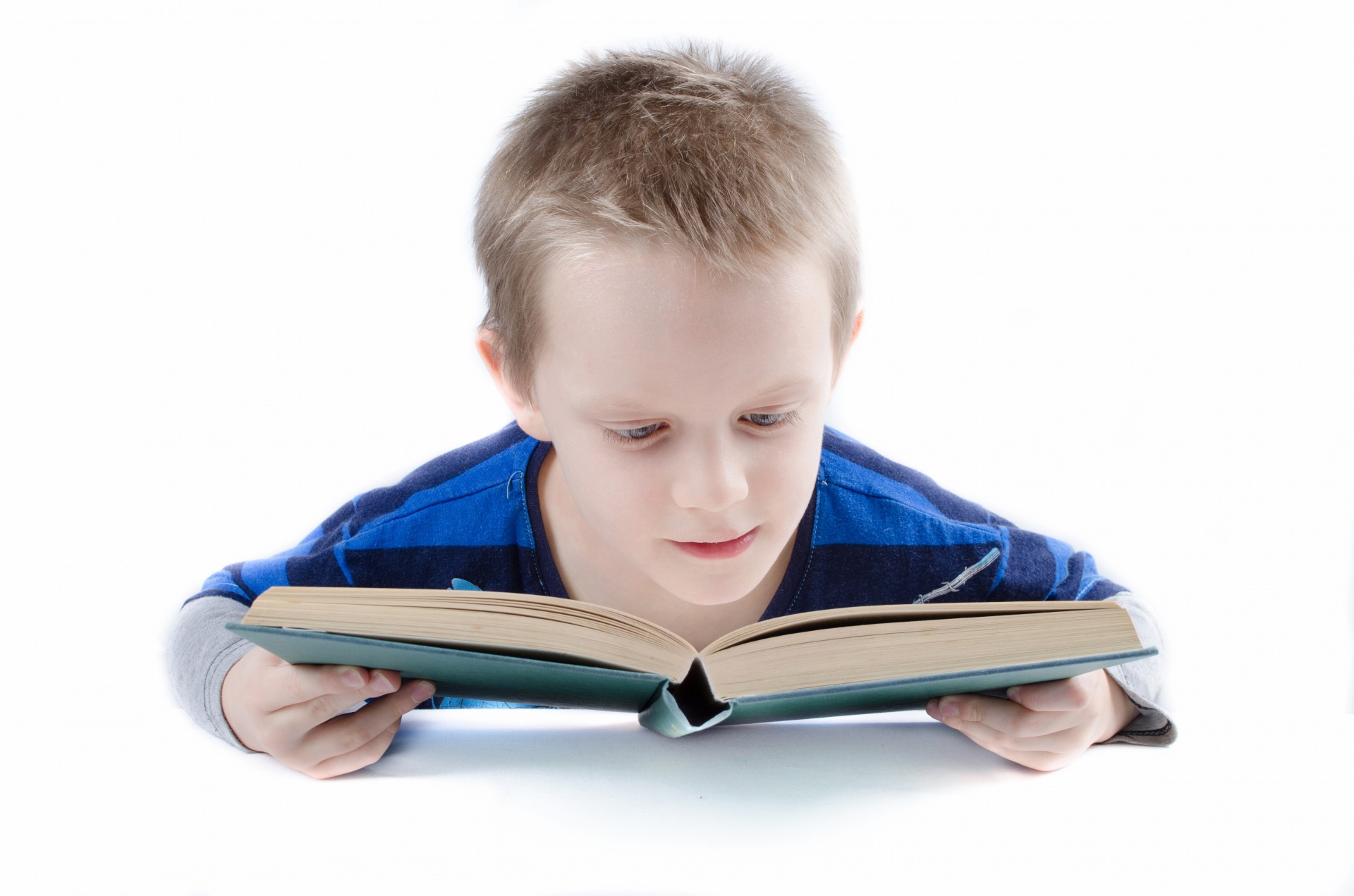 Boy Reading A Book Free Stock Photo - Public Domain Pictures