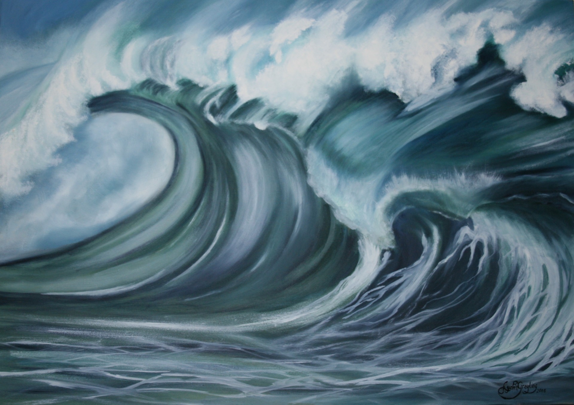 Powerful Wave Free Stock Photo - Public Domain Pictures