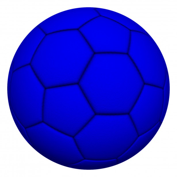 Blauer Fußball Kostenloses Stock Bild - Public Domain Pictures