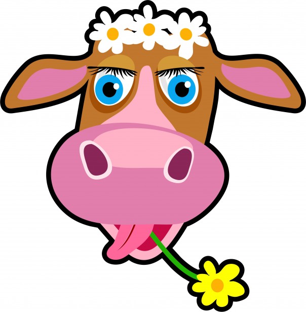 clip art cartoon cow - photo #10