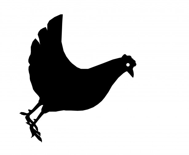 chicken silhouette clip art - photo #28