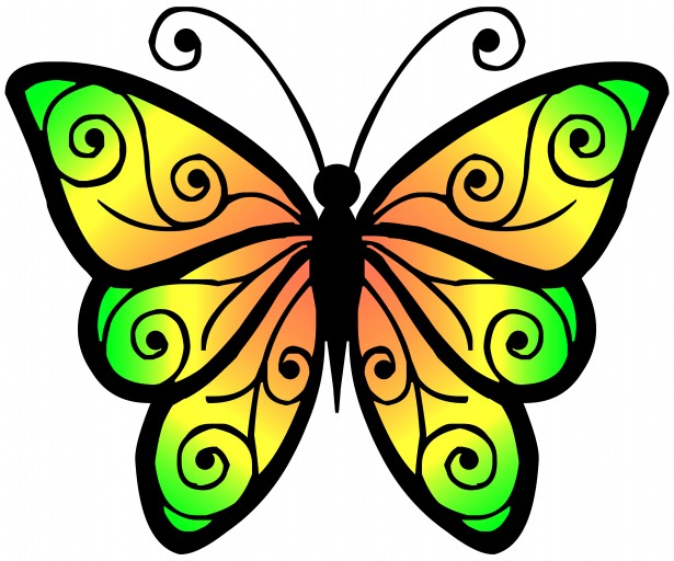 clip art butterfly pictures - photo #4