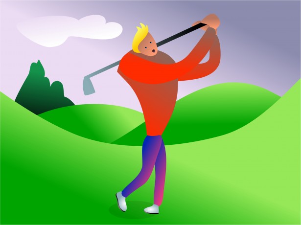 free clipart golf swing - photo #37