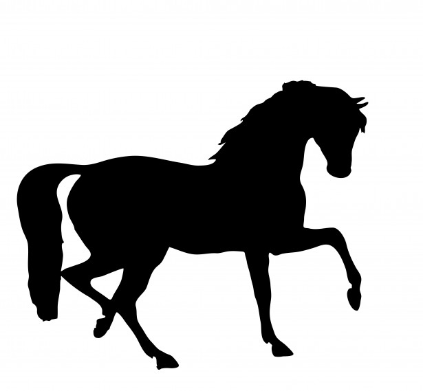 clip art horse silhouette free - photo #6