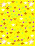 Yellow Background With Stars
