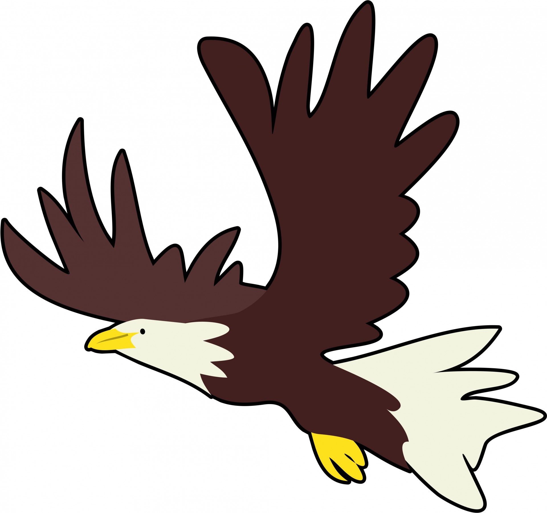 clipart of eagles flying - photo #35