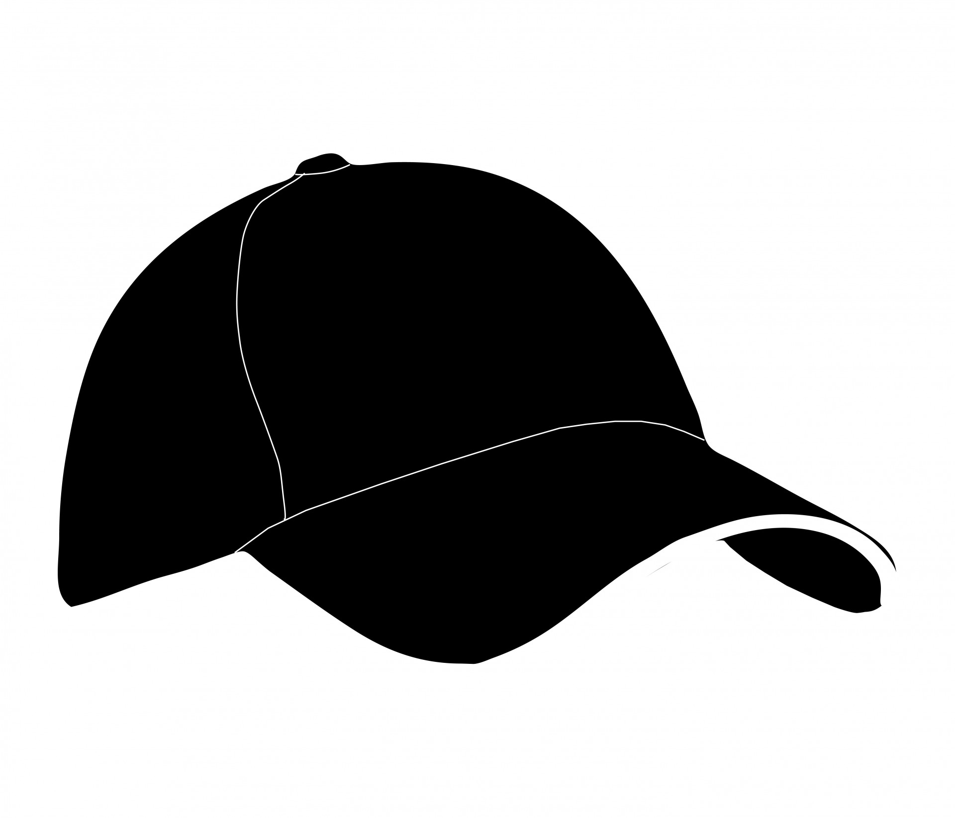 hat clip art free black and white - photo #33