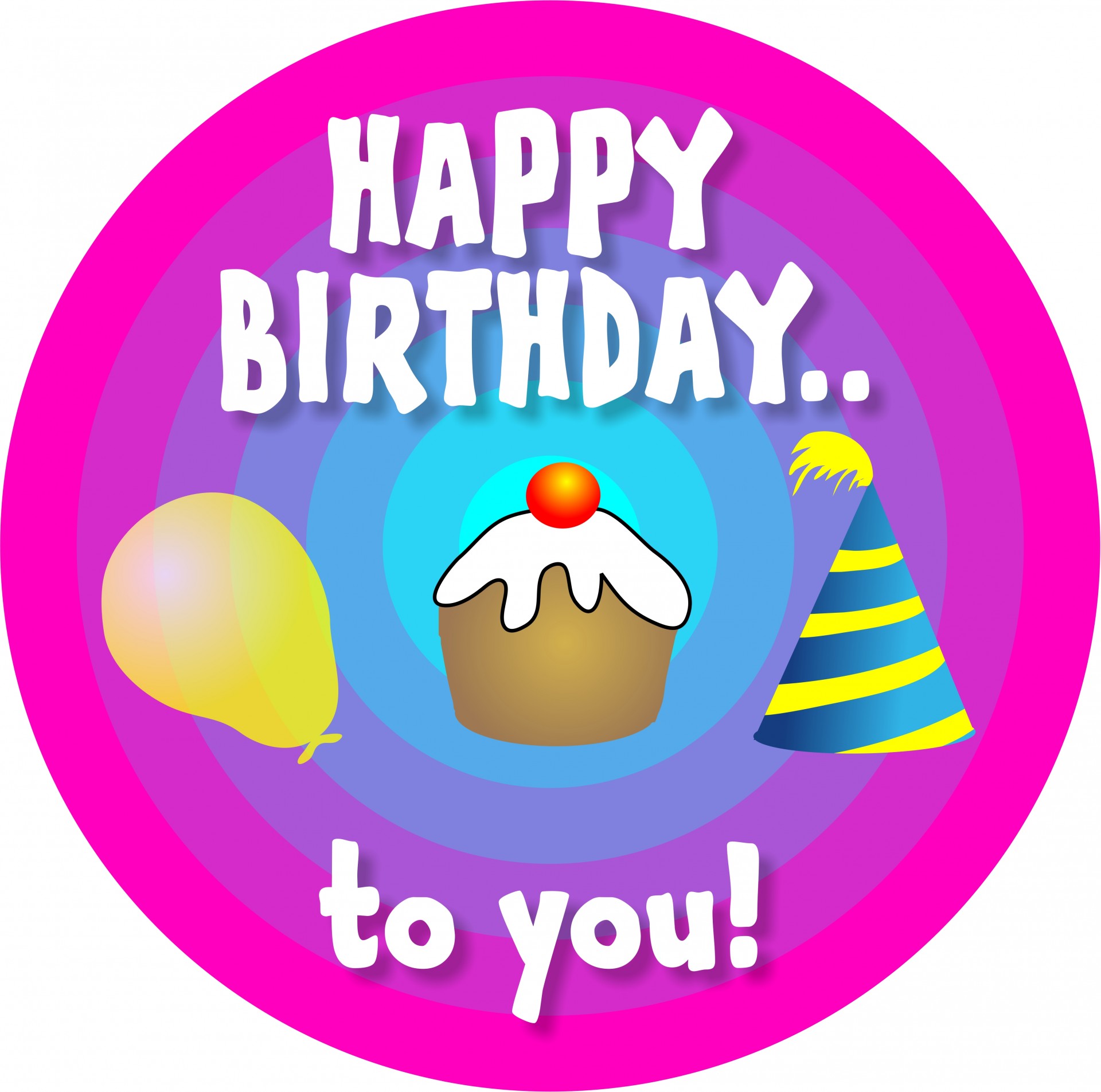 Happy Birthday Message Free Stock Photo - Public Domain Pictures