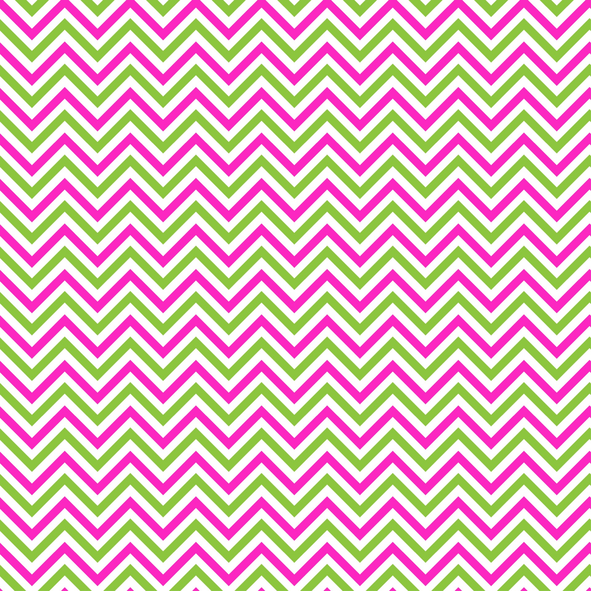 Pink And Green Chevrons