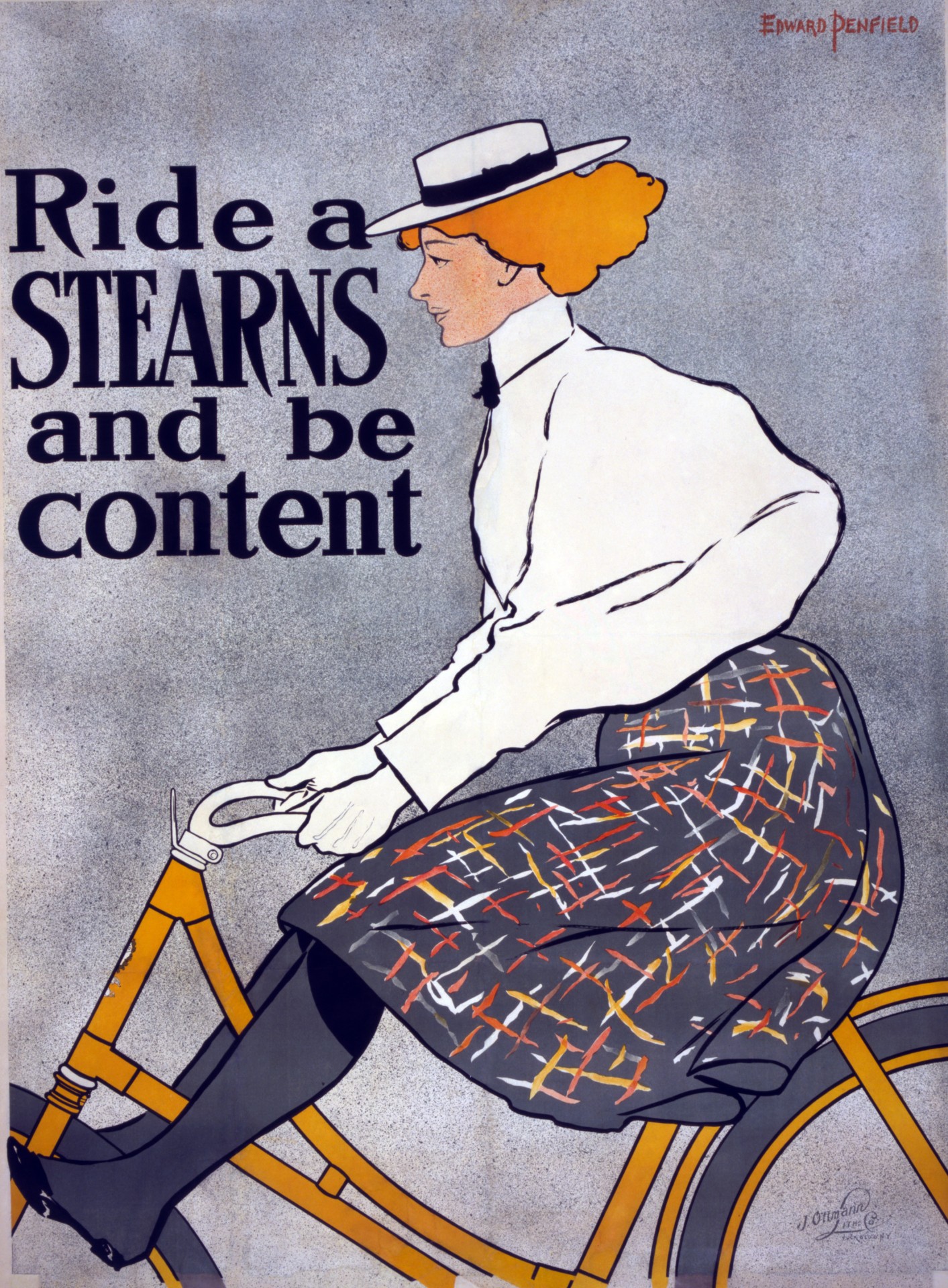 Woman Cycling Vintage Poster Free Stock Photo Public Domain Pictures