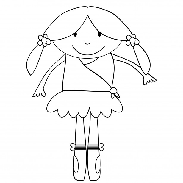 dancer coloring pages for kids - photo #32