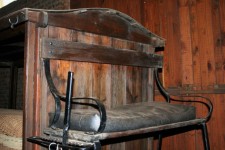 Horse Drawn Hearse Cart Seat