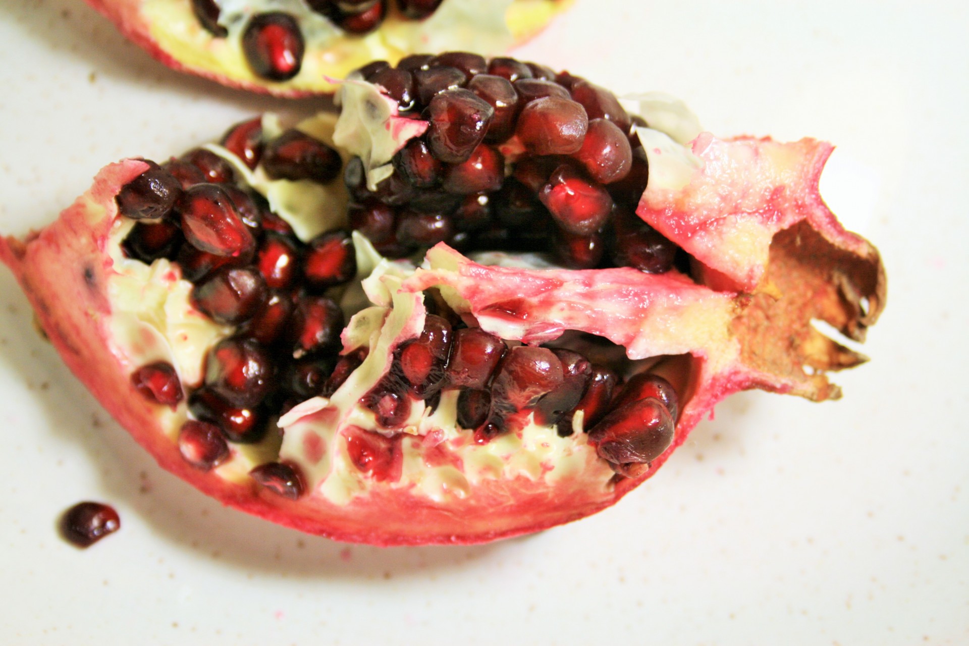 Cut Fruit Of Pomegranate