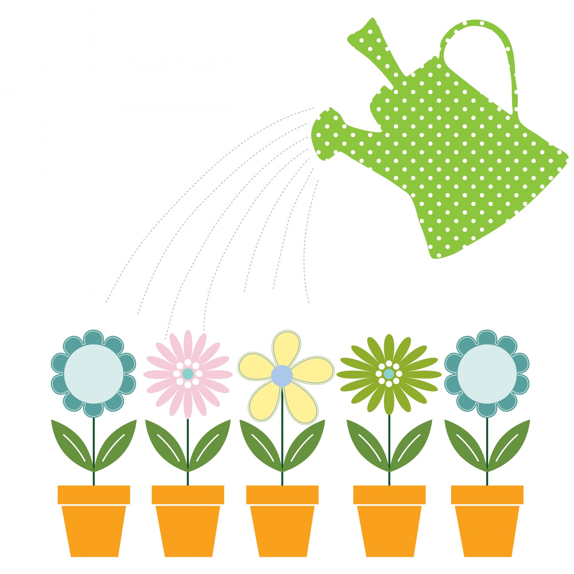 clipart watering plants - photo #30